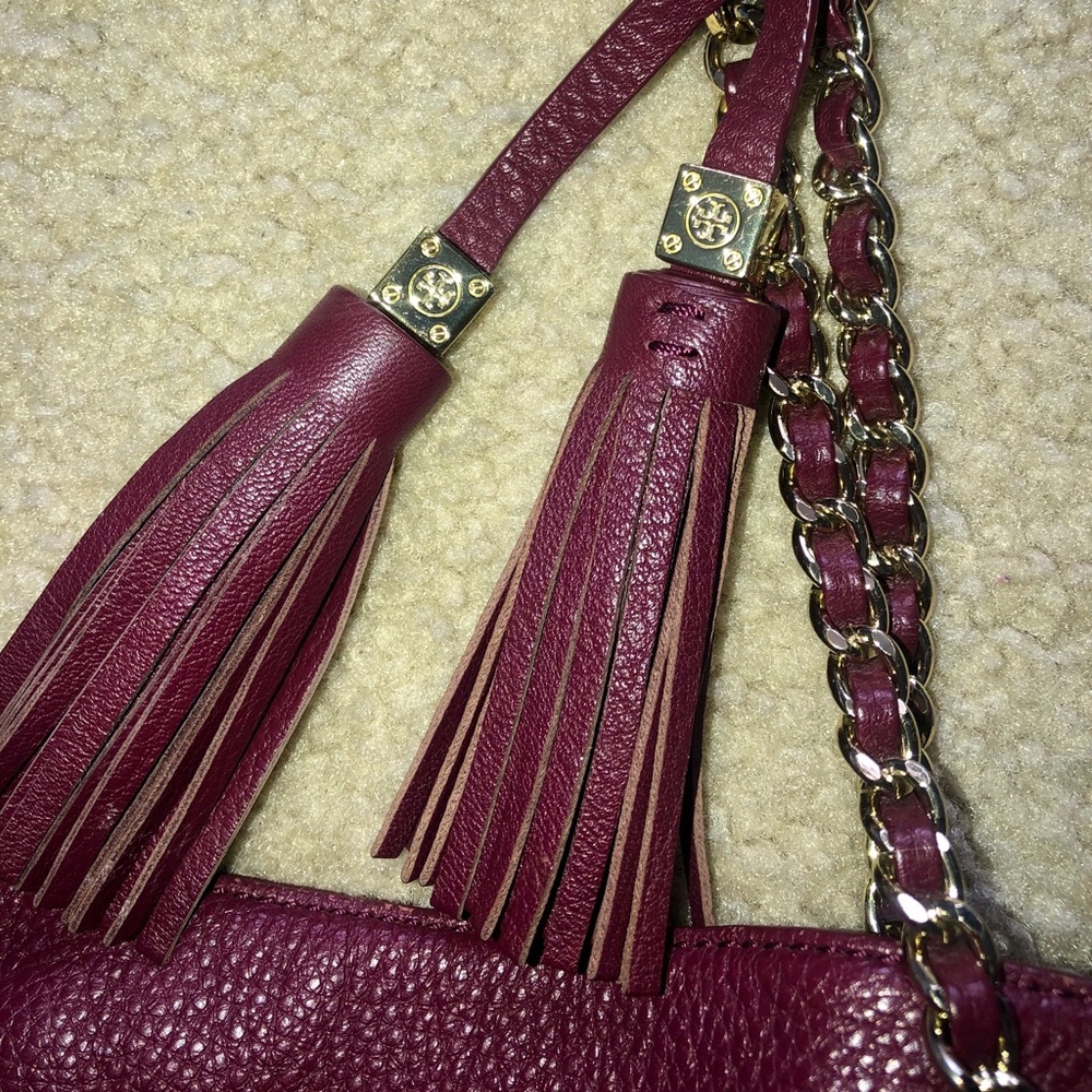 Tory Burch authentic leather tote bag 🔥deal - Picture 5 of 11